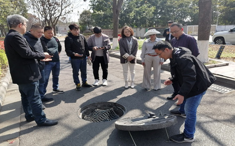 綿陽市主管部門對四川高達科技有限公司的智慧井蓋項目實用性進行調研